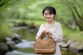 女士手拿布包；女士手拿布包图片