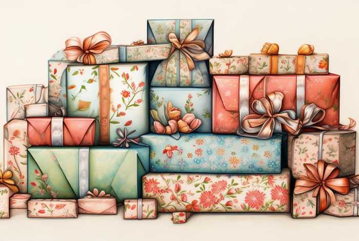 漂亮的包装图片大全，漂亮的包装纸图片大全 简笔画