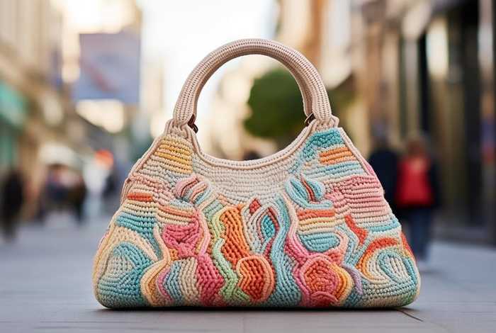 今年新款钩花包包，钩针钩今年最时尚包包