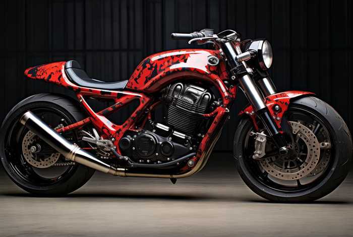 酷奇摩托车；酷奇摩托车改装图片