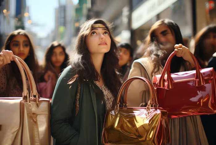 穷女孩买奢侈品，身边很多穷女孩都买了奢侈品