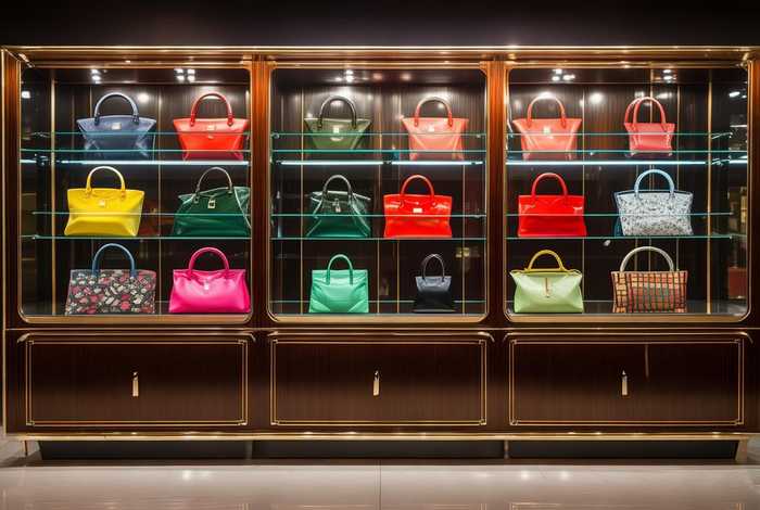 豪华包包展示、豪华包包展示柜图片