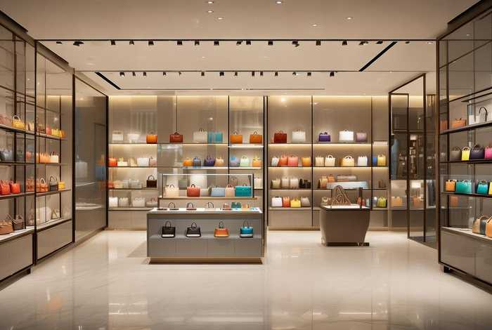 商场女包专柜图片；商场包包专柜图片