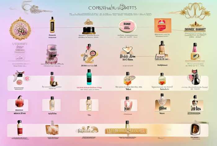 化妆品牌档次示意图；化妆品牌档次示意图怎么做