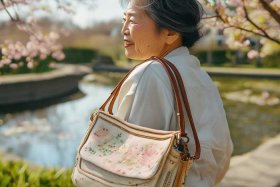 韩国中老年斜挎布小包女款 韩国中老年斜挎布小包女款图片