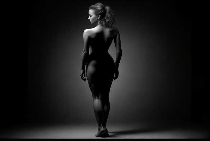 女性前和后的照片，女性前和后的照片区别