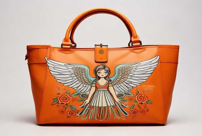 罗意威帆布包橘色有小天使图案托特包,罗意威帆布托特包真假 罗意威帆布包橘色有小天使图案托特包,罗意威帆布托特包真假