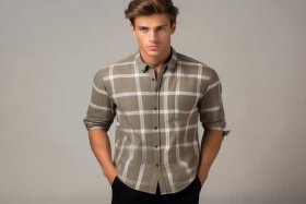 男装休闲上衣；男装休闲上衣款式图