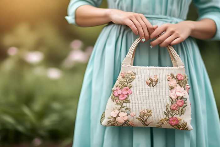 女士手提小花布包、女士手提小花布包图片