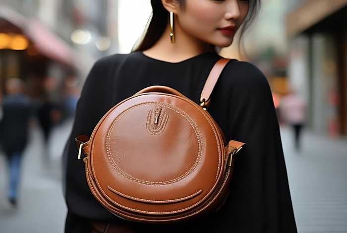 圆包女斜挎真皮 - 圆包女斜挎真皮包图片