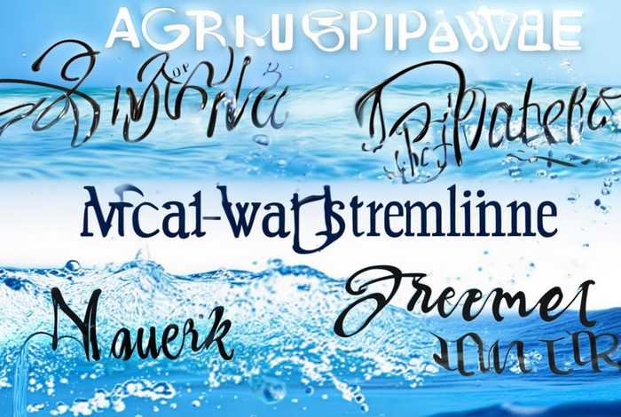 水的商标名字大全（水的商标名字大全四个字）
