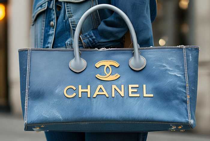 香奈儿最新款包包logo，香奈儿最新款包包jenny同款牛仔