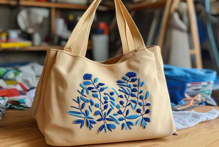 提包外出便携包帆布 帆布手提包的做法