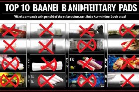 十大禁用卫生巾名单 - 十大禁用卫生巾名单及图片