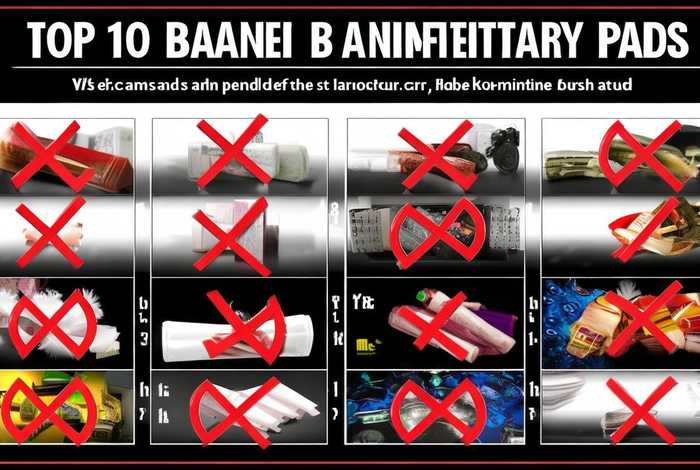 十大禁用卫生巾名单 - 十大禁用卫生巾名单及图片