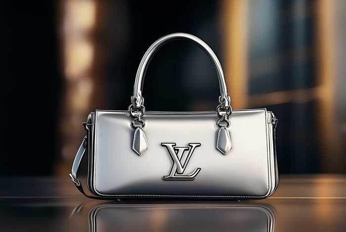 奢侈品品牌女包银色lv（lv银色双肩包）