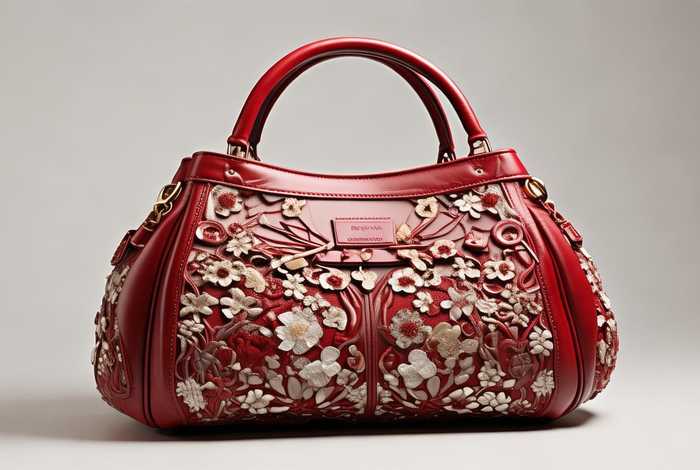 一个带花的包包；一个带花的包包牌子