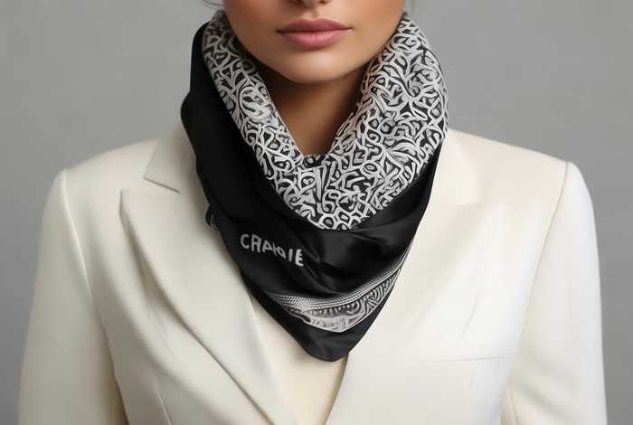 丝巾chanel黑白;chanel黑白围巾 丝巾chanel黑白;chanel黑白围巾