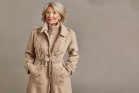 中老年女式羊毛衫外套最新款式（中老年女式羊毛衫新款图片）