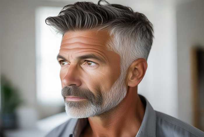 四五十岁男人发型图片，四五十岁男人发型图片大全