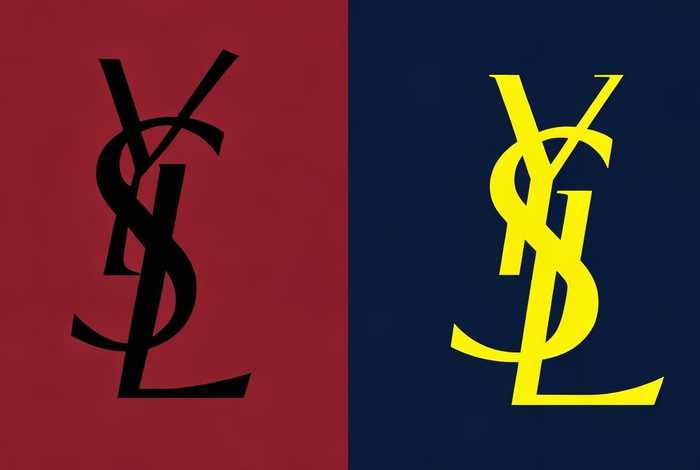 圣罗兰标志logo和杨树林标志区别、圣罗兰标志logo和杨树林标志区别图片