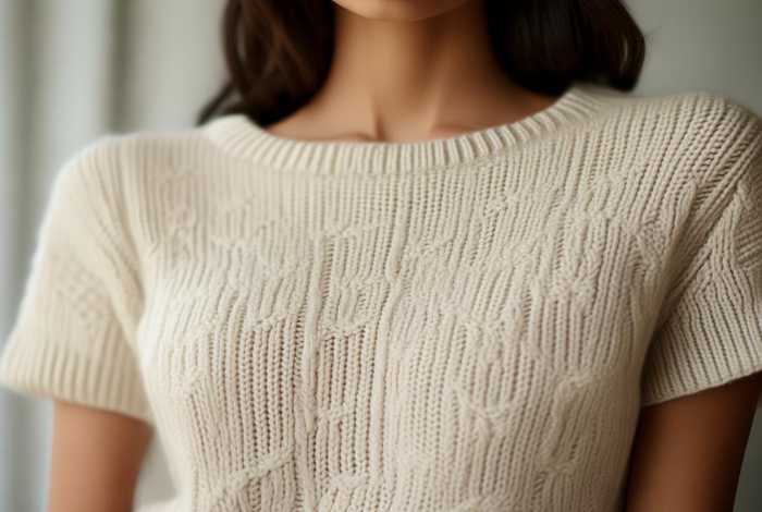 香奈儿羊绒短袖；香奈儿羊绒衫图片