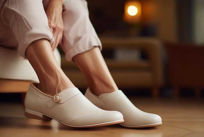 中老年女士软底皮鞋圆头，中老年女士软底皮鞋圆头还是尖头