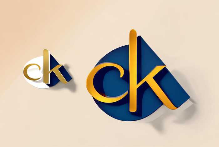 小ck和大ck的标志 - 小ck和大ck的标志和字体