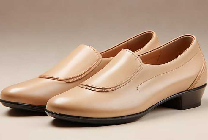 中老年女鞋真皮平跟鞋（中老年女鞋真皮平跟鞋图片大全）