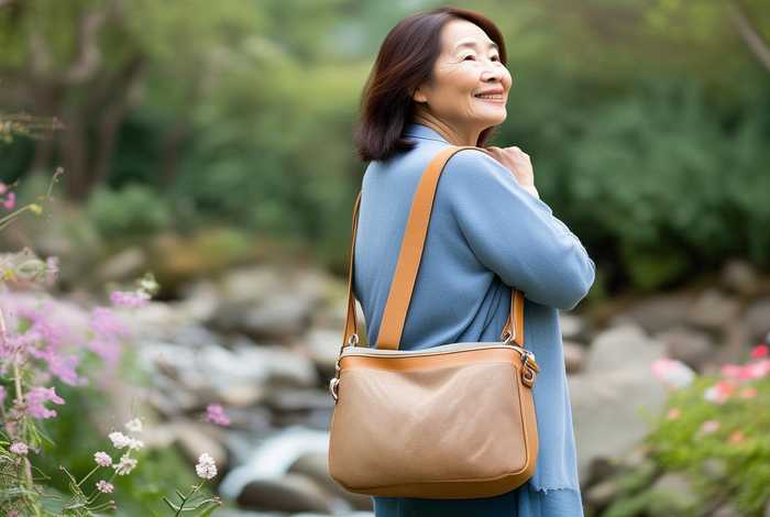 中老年斜挎包女（中老年斜挎包女包）