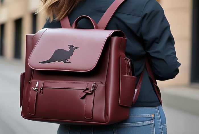 时尚双肩背包女款袋鼠、袋鼠女士单肩背包全款