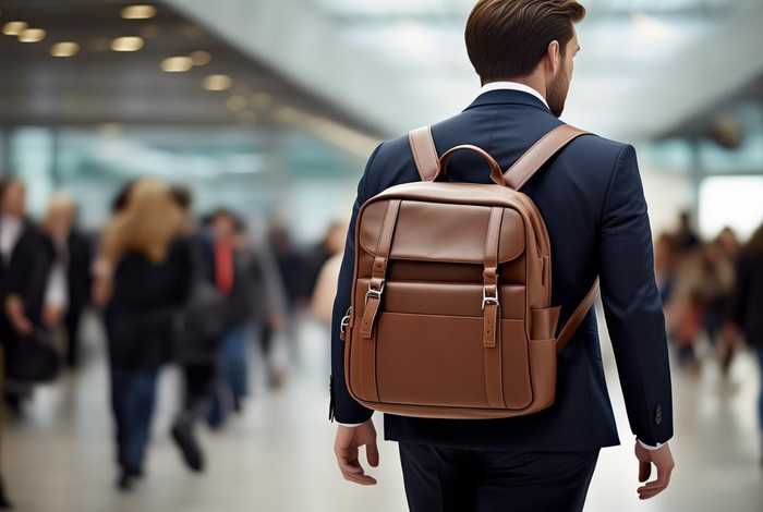 双肩包男商务出差（双肩包男商务出差能穿吗）