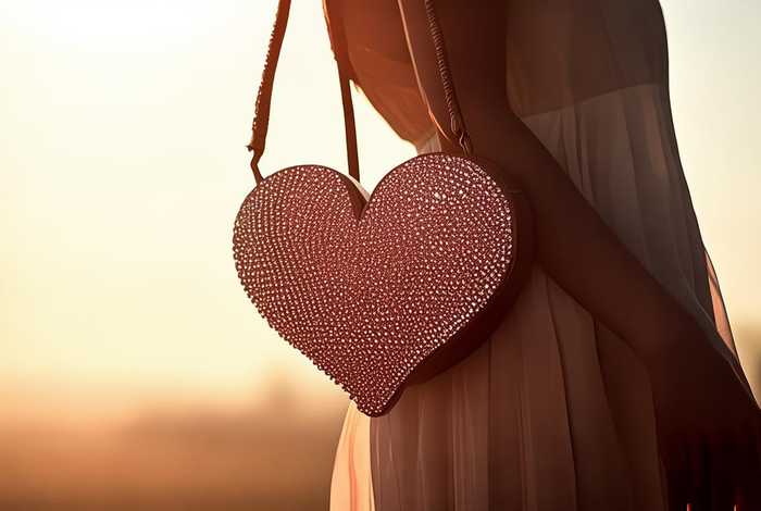 心形包包女（爱心形状的包包）