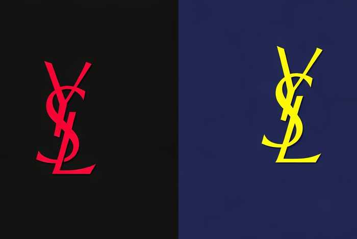 圣罗兰标志logo和杨树林标志区别、圣罗兰标志logo和杨树林标志区别图片