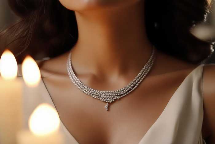 香奈儿钻石项链图片（香奈儿钻石项链图片女款）