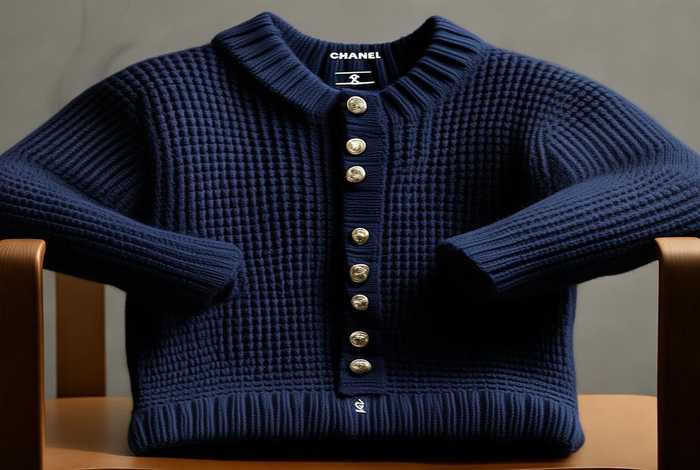 香奈儿官网 衣服 - 香奈儿官网 衣服网格毛衣