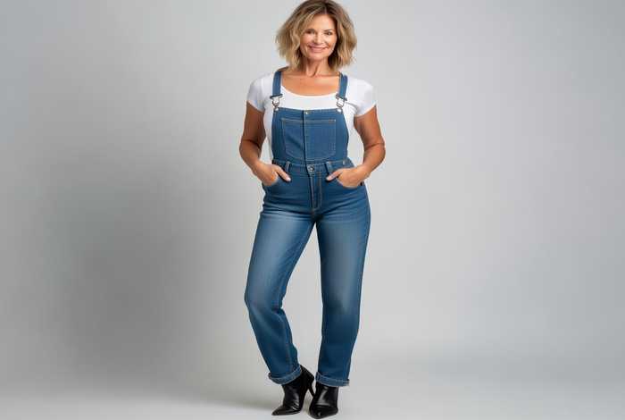 四十岁女人适合穿哪种背带裤、四十岁女人适合穿哪种背带裤好看