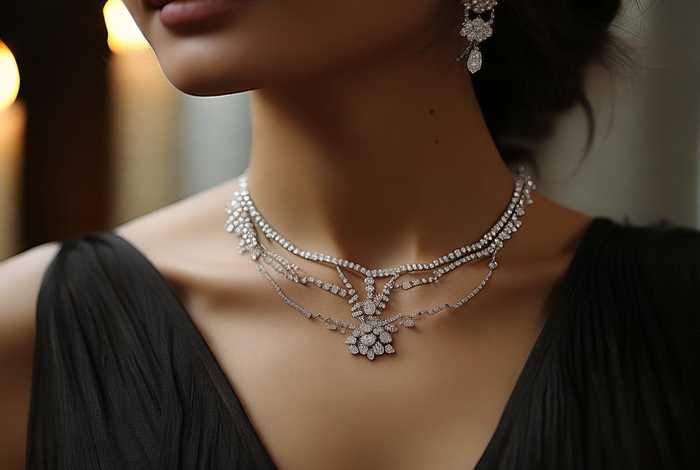 香奈儿钻石项链图片（香奈儿钻石项链图片女款）