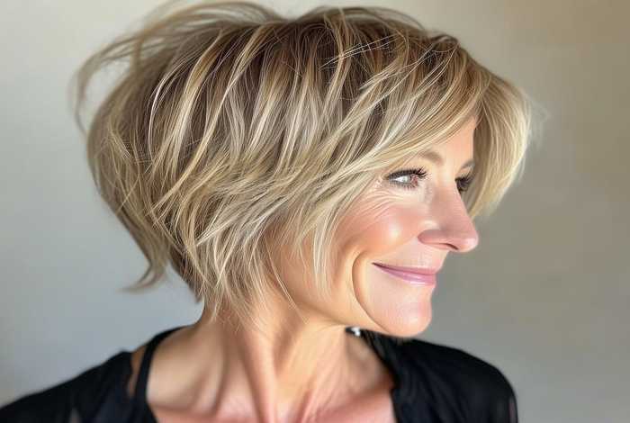 适合40岁女人的短发发型图片 - 适合40岁女人的短发发型图片 减龄