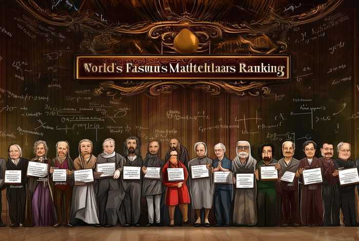 世界最著名的数学家排名 - 世界最著名的数学家排名榜 世界最著名的数学家排名 - 世界最著名的数学家排名榜