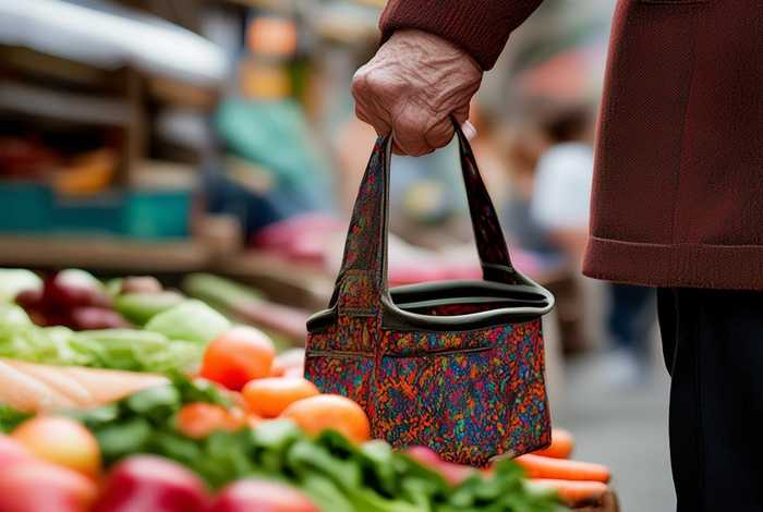 中老年人斜挎包买菜用 中老年人买菜用的包包