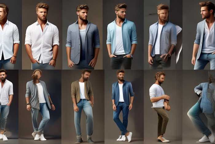 衣服男装休闲图片，衣服男装休闲图片欣赏