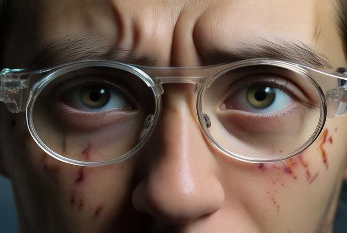 眼镜腿夹脑袋挤压凹陷，眼镜腿夹脑袋挤压凹陷怎么办