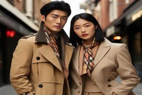 张婧仪burberry时尚大片；张婧仪和baby