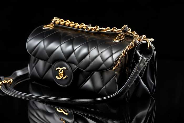 香奈儿chanel小19黑金款 - 99新chanel(香奈儿)chanel 19 bag中号口盖黑金斜挎包