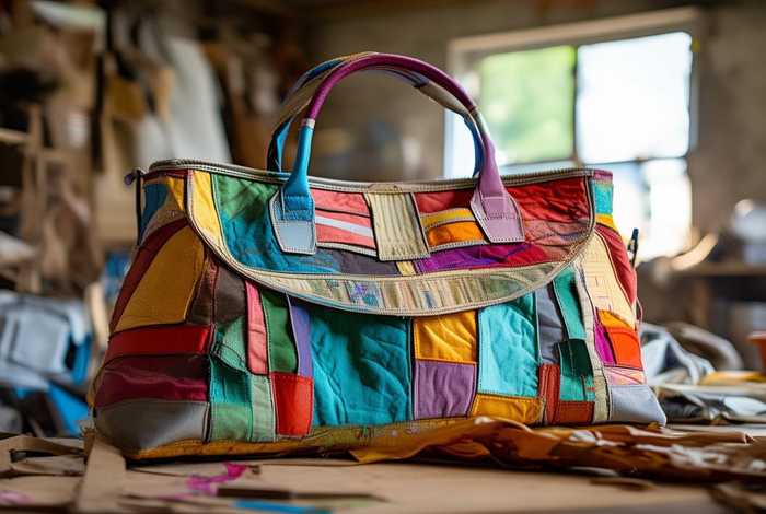 用废弃材料制作环保包包的图片 - 用废弃材料制作环保包包的图片视频