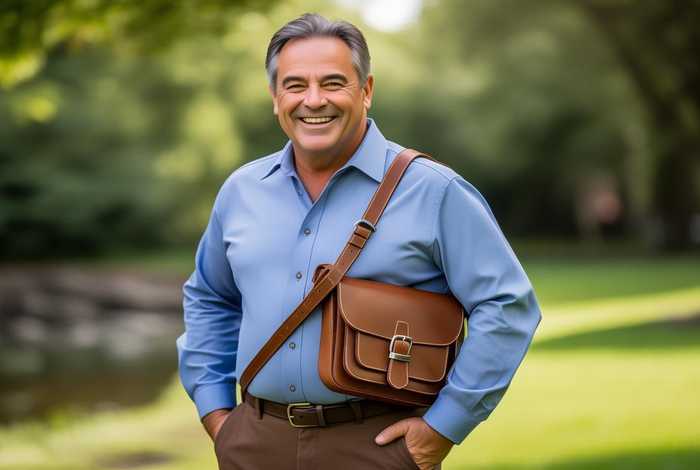 中老年男士单肩斜挎包(中老年男士单肩斜挎包怎么搭配) 中老年男士单肩斜挎包(中老年男士单肩斜挎包怎么搭配)