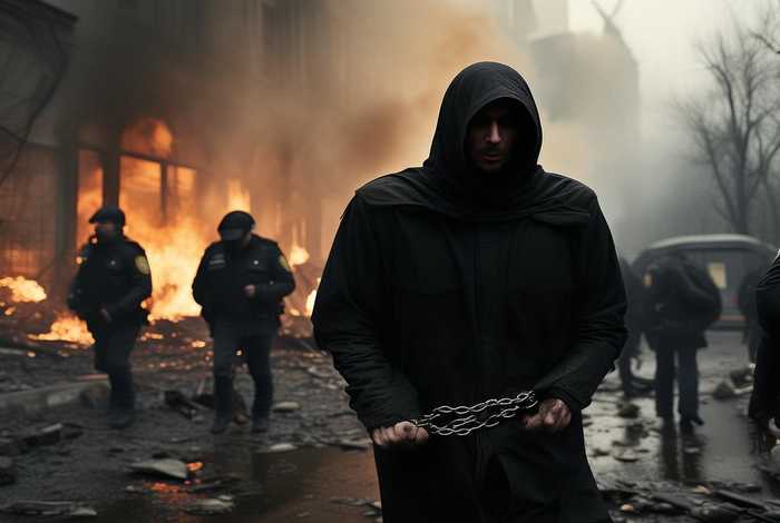 用手炸使馆被捕 - 玩手被炸死