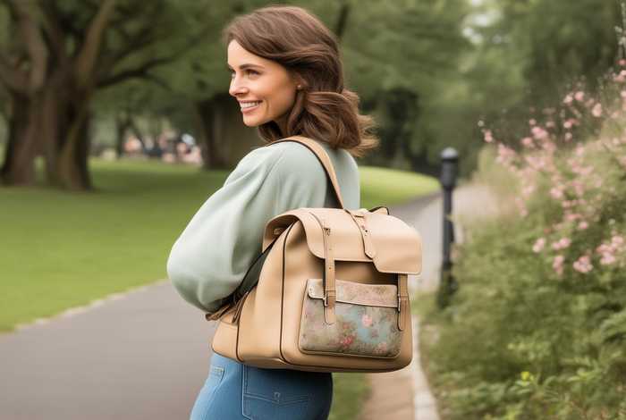 中老年女式双肩休闲包 中老年女式休闲双肩背包