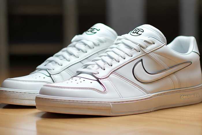 香奈儿联名款小白鞋，香奈儿和耐克联名小白鞋